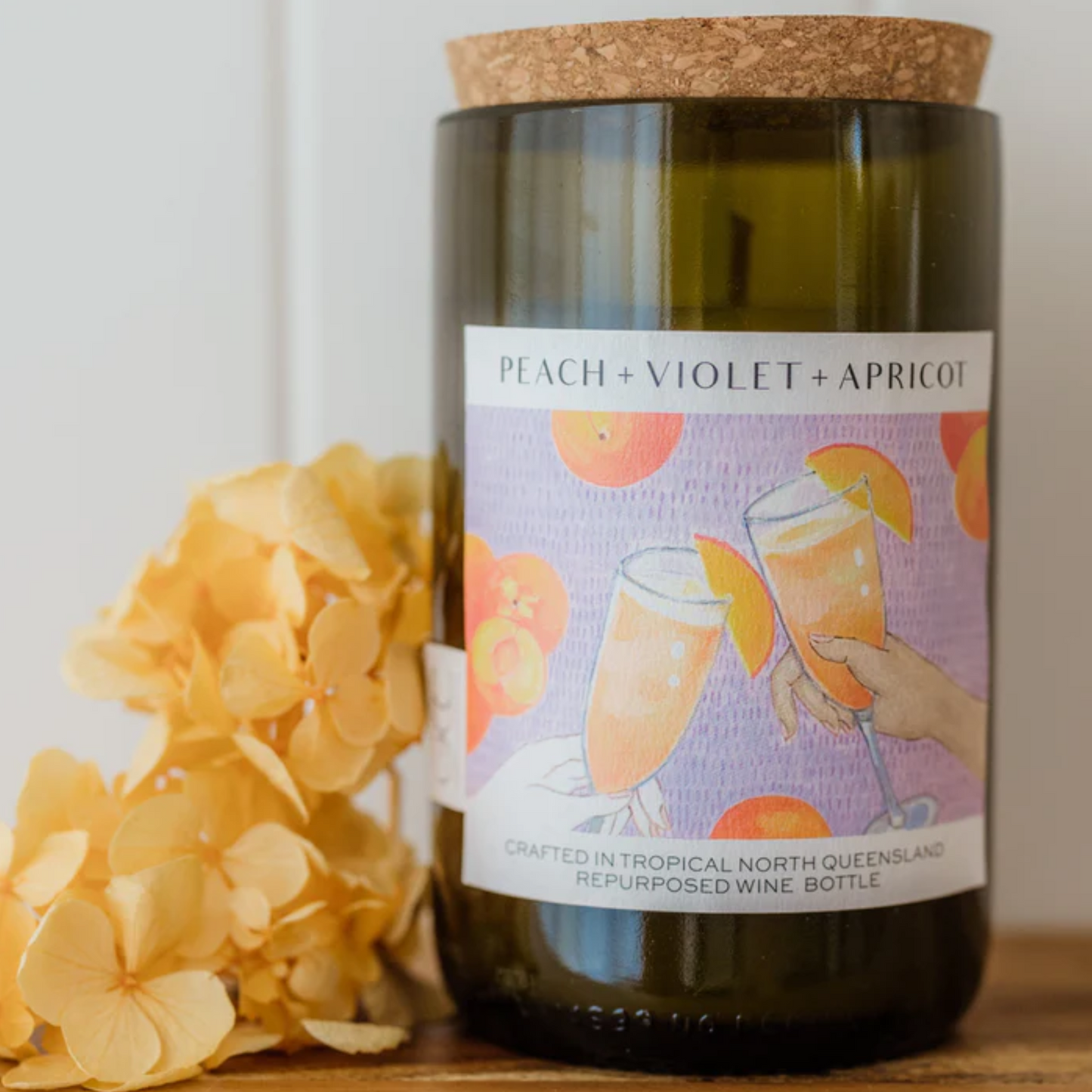 Peach, Violet & Apricot