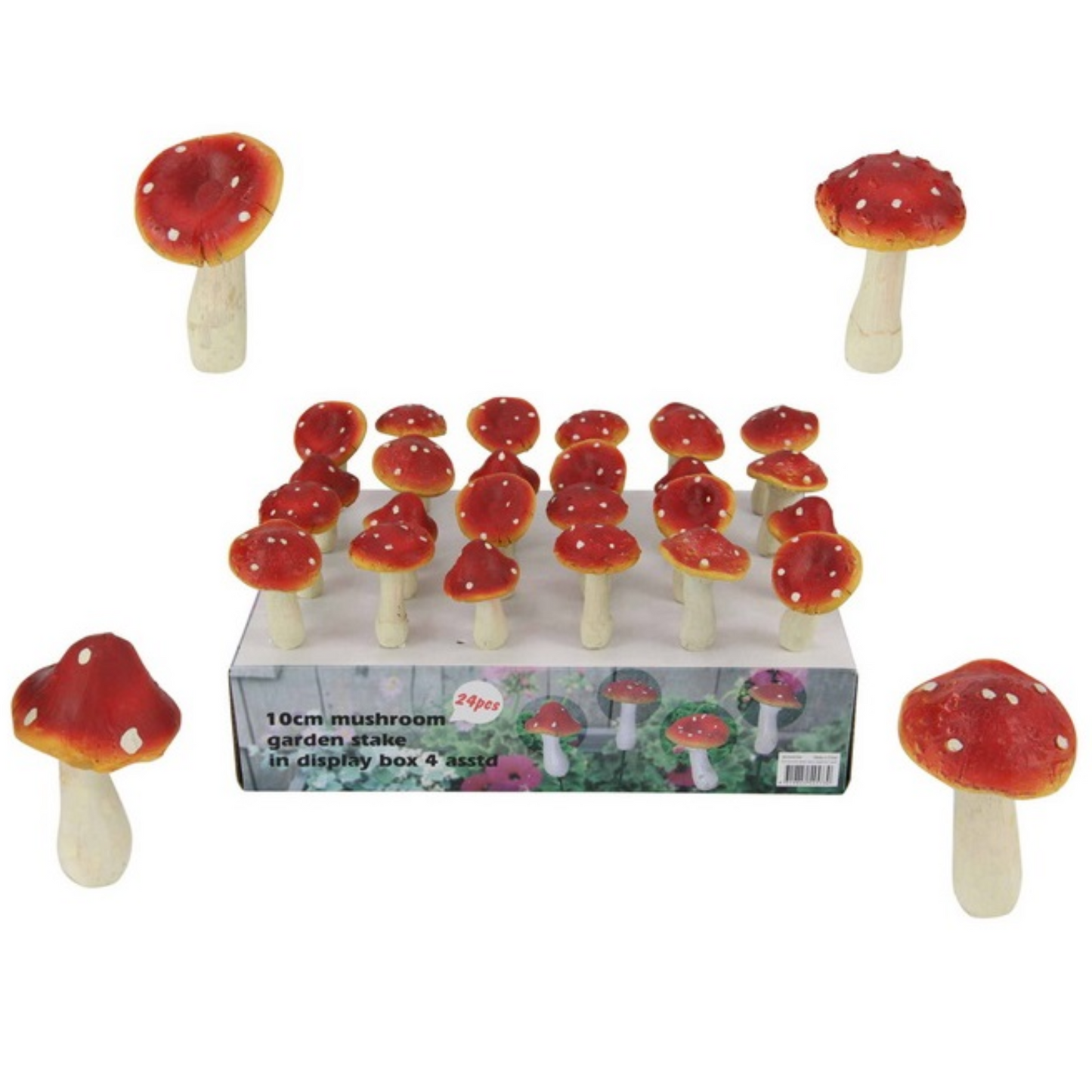 Mushroom Garden Stakes