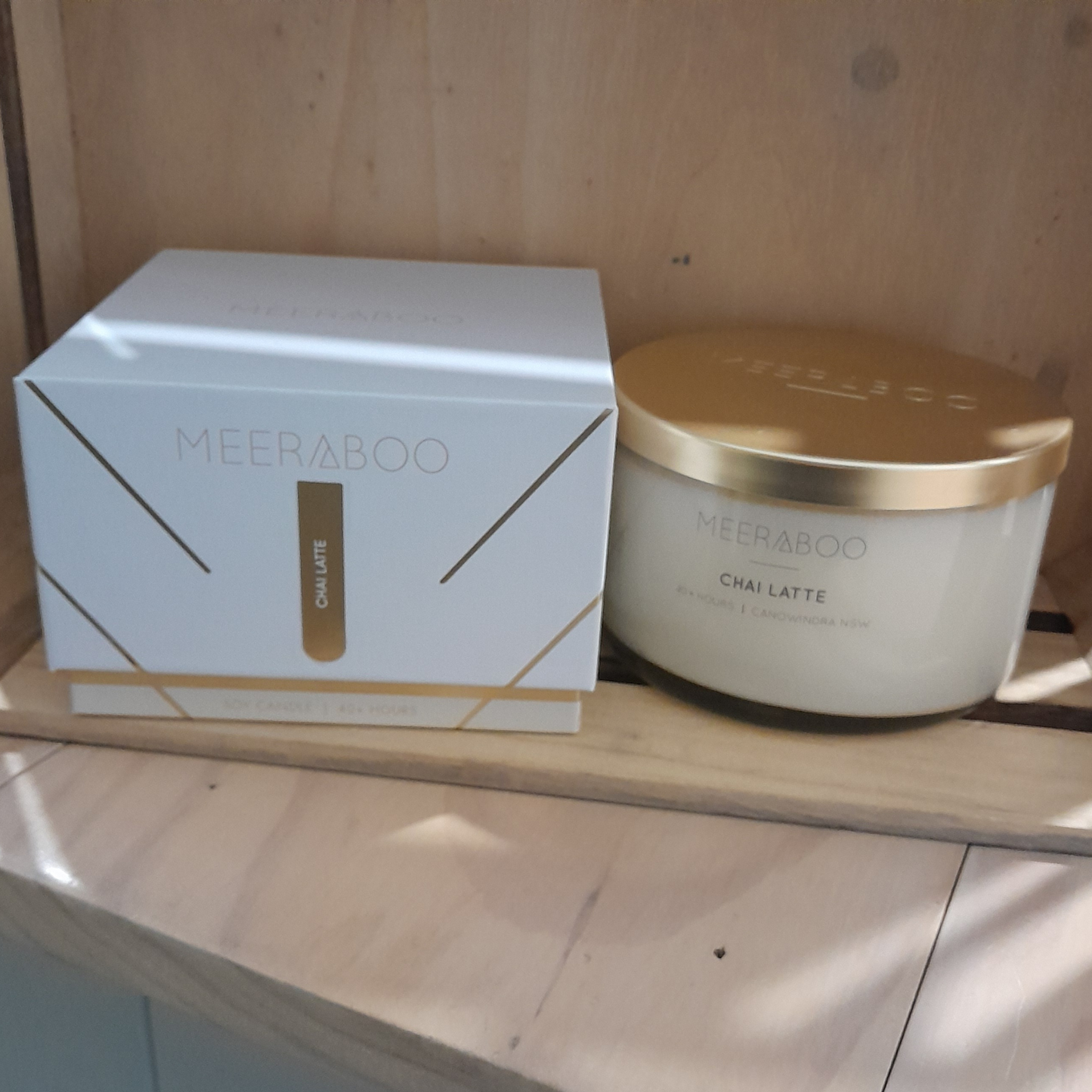 Chai Latte Gold Lid Soy Candle