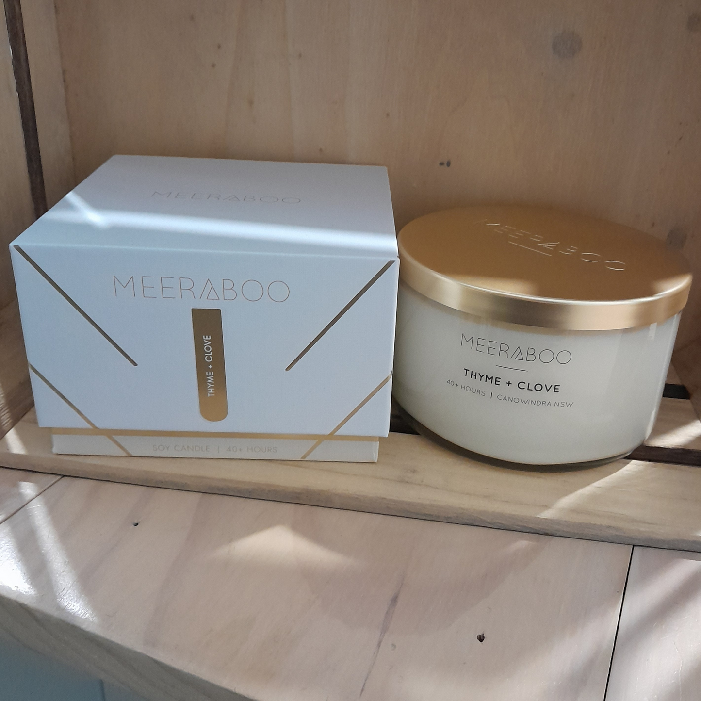 Thyme + Clove Gold Lid Soy Candle