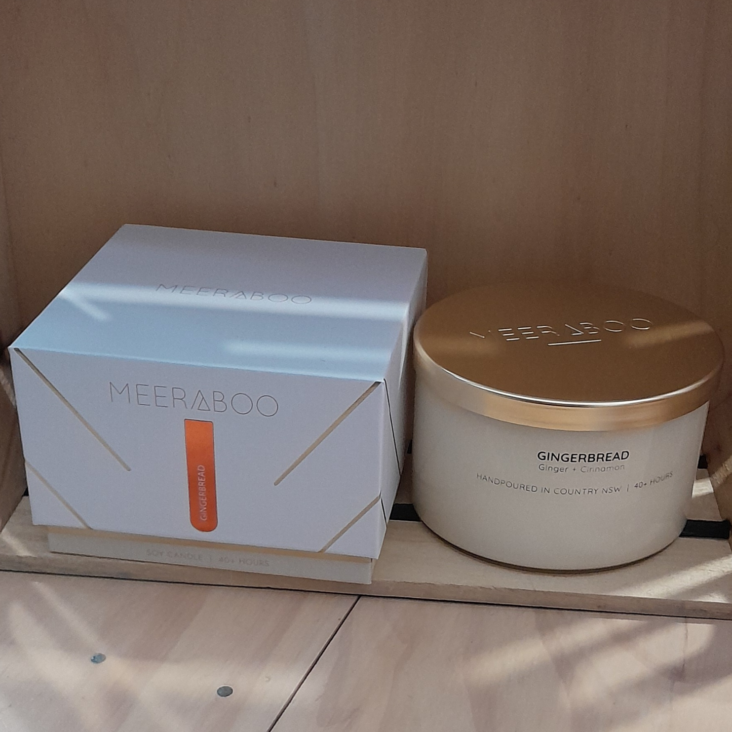 Gingerbread Gold Lid Soy Candle