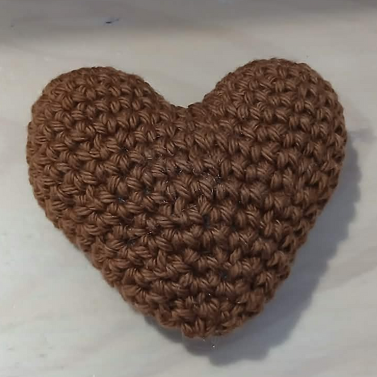 Crochet Puff Hearts