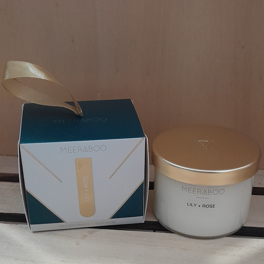 Lily + Rose Gold Lid Soy Candle