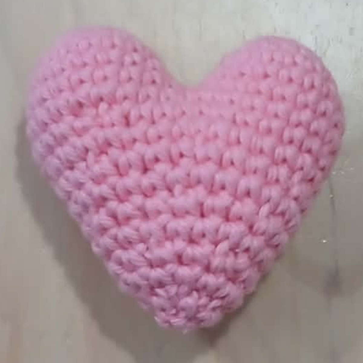 Crochet Puff Hearts