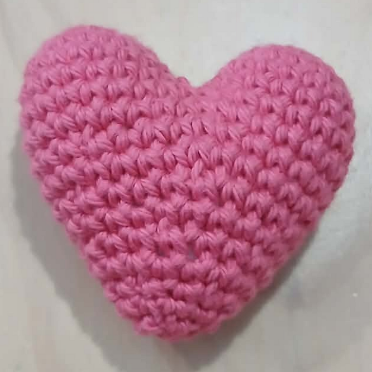 Crochet Puff Hearts