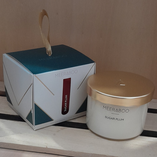 Sugar Plum Gold Lid Soy Candle