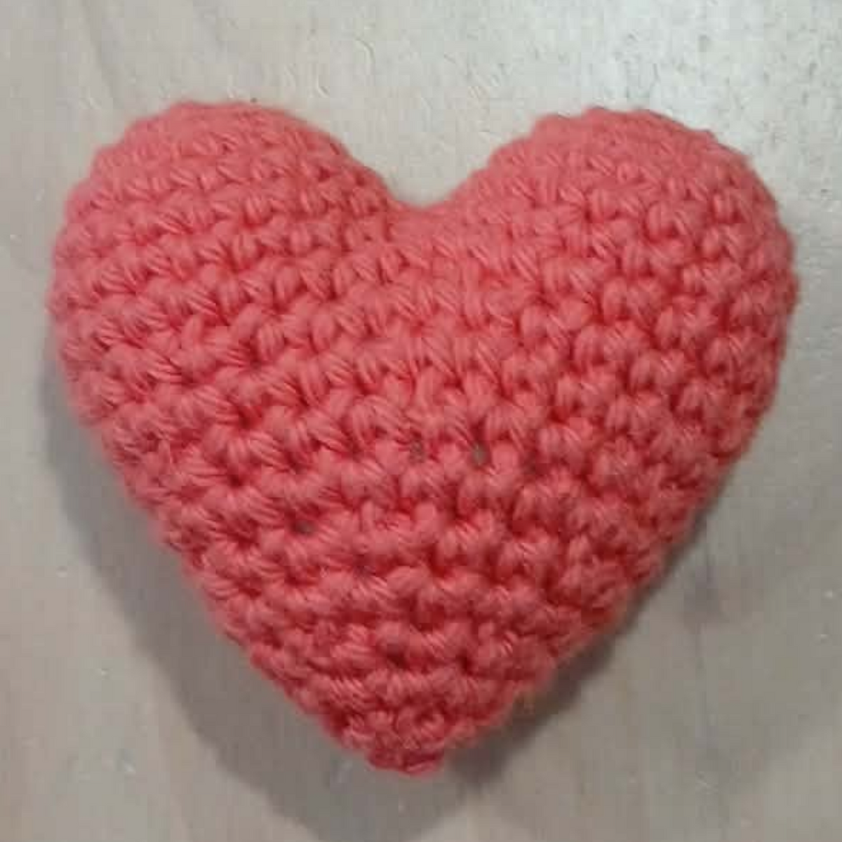 Crochet Puff Hearts