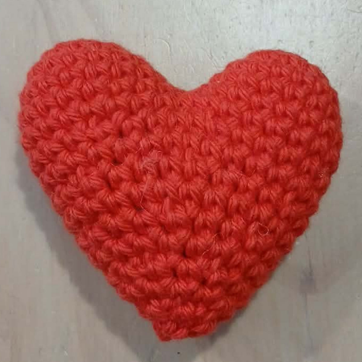 Crochet Puff Hearts