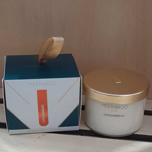 Gingerbread Gold Lid Soy Candle