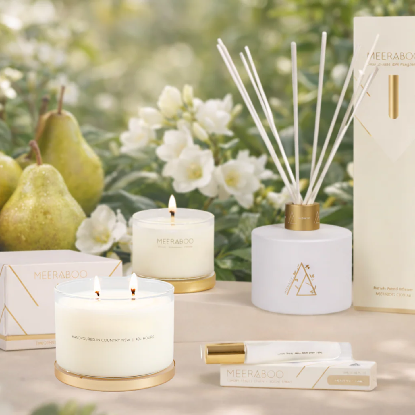 English Pear + Freesia