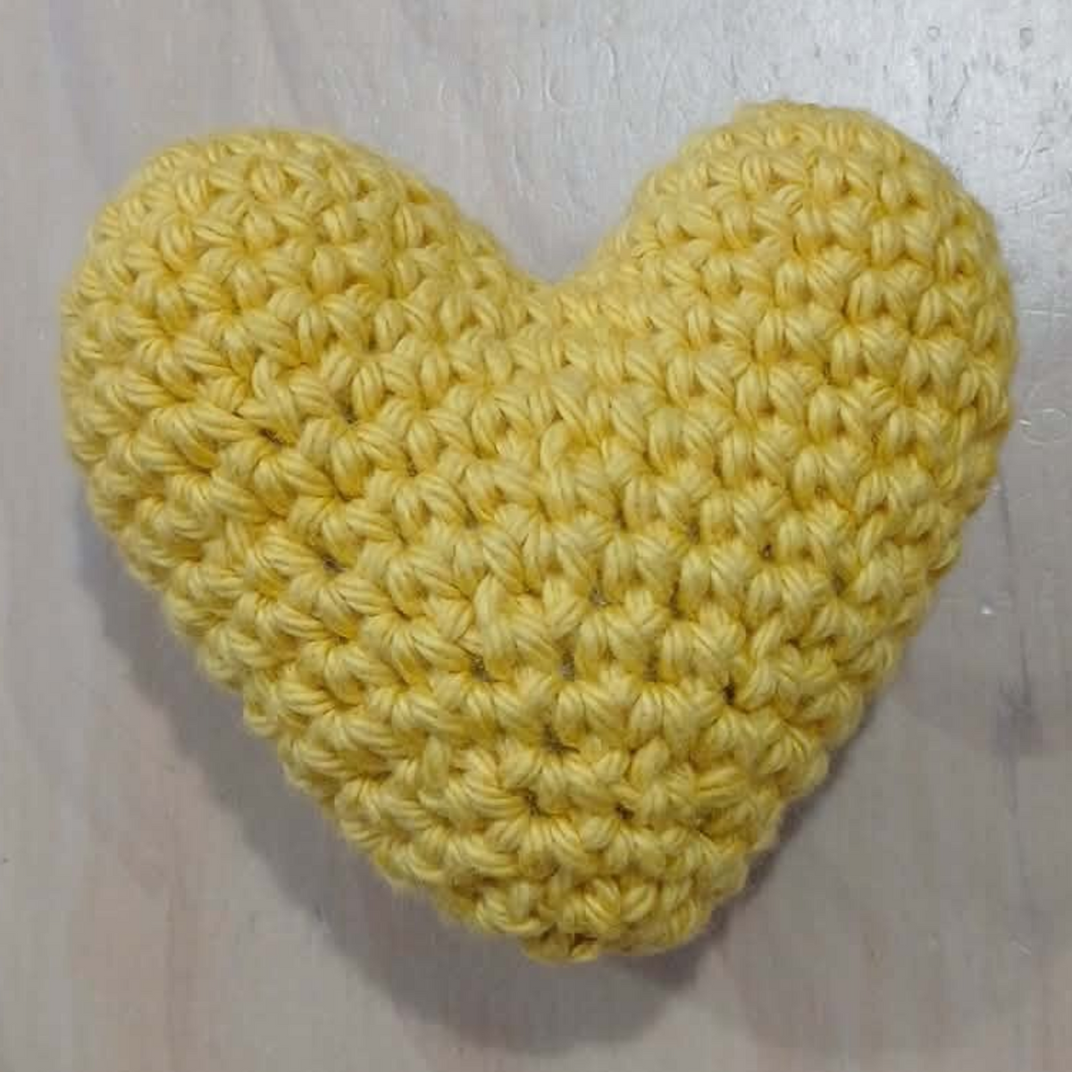 Crochet Puff Hearts