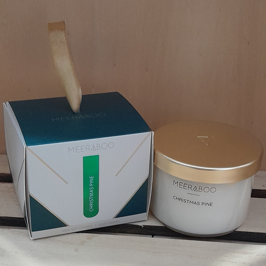 Christmas Pine Gold Lid Soy Candle