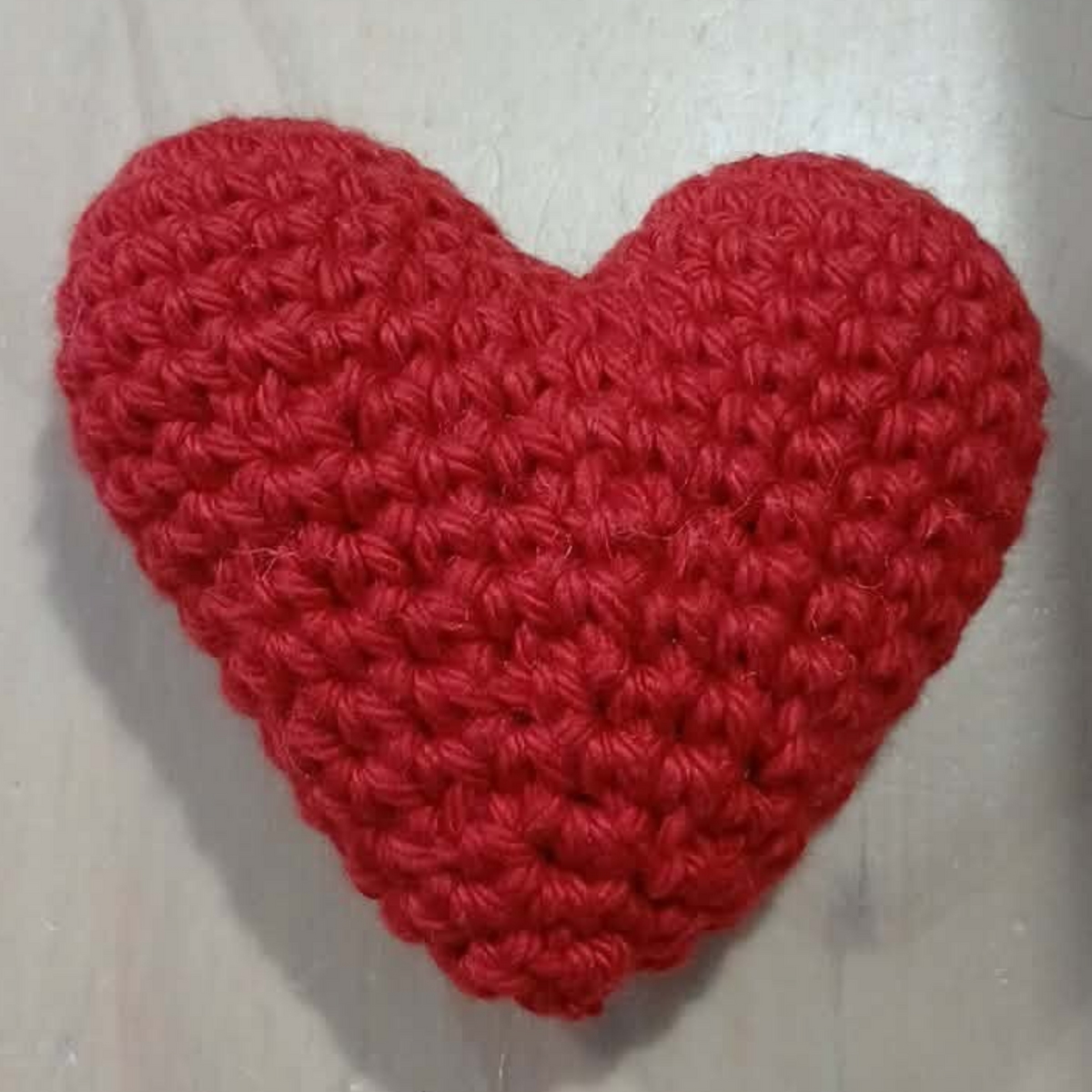 Crochet Puff Hearts