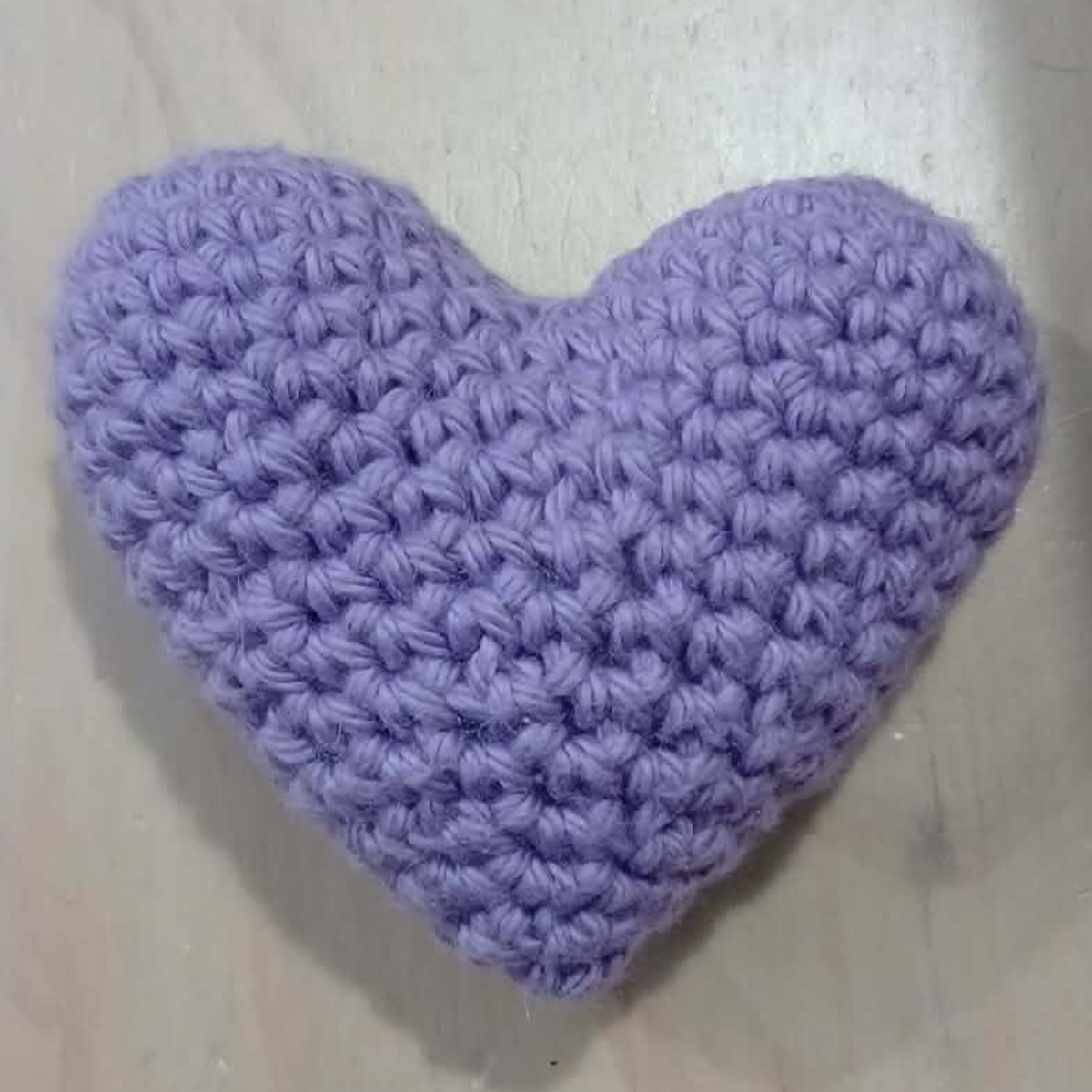 Crochet Puff Hearts