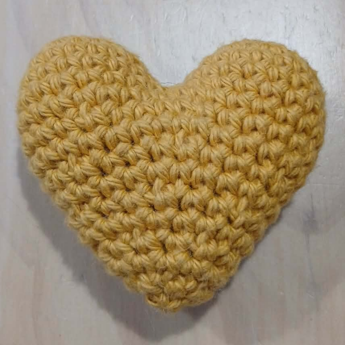 Crochet Puff Hearts