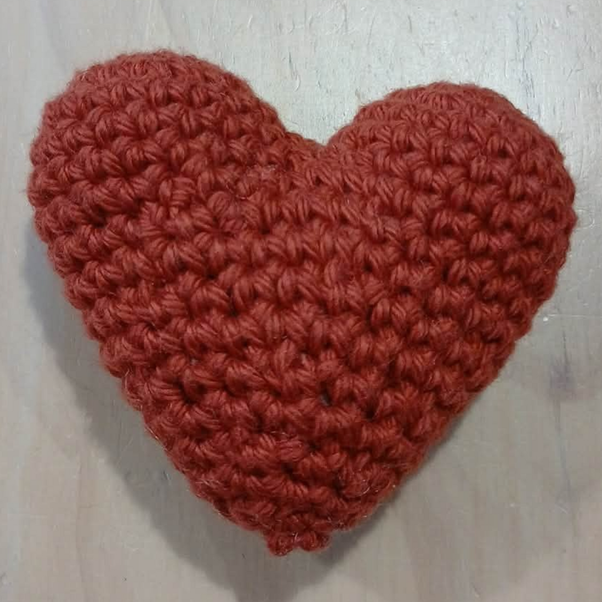 Crochet Puff Hearts