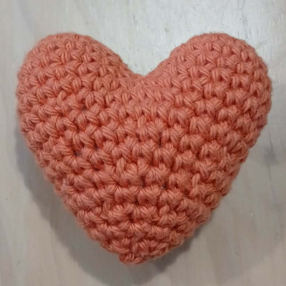 Crochet Puff Hearts