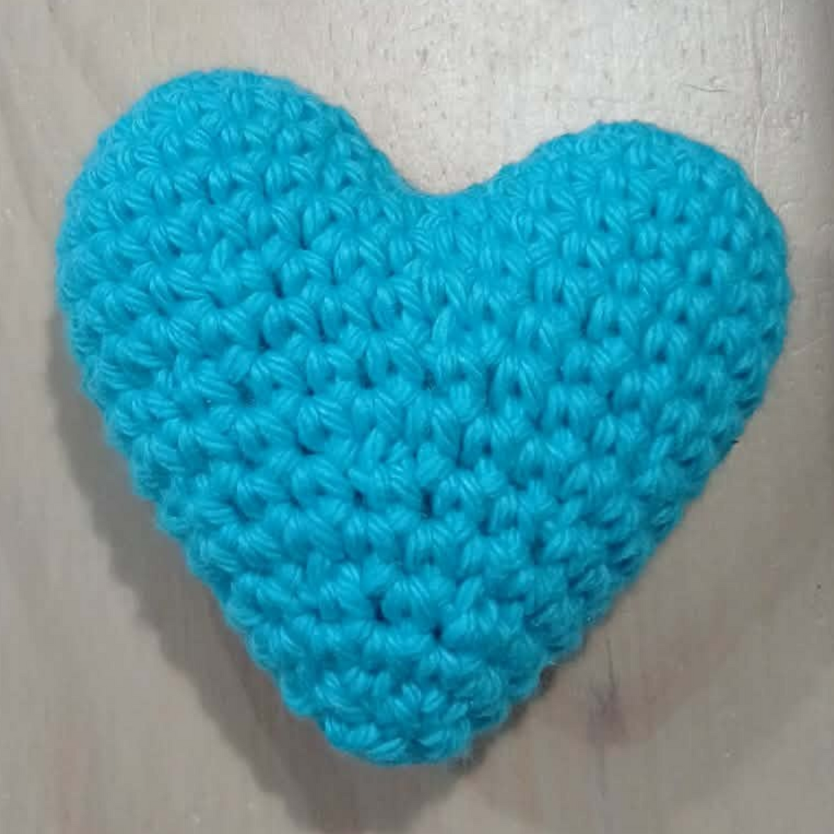 Crochet Puff Hearts