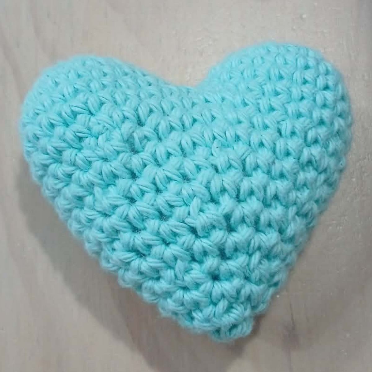 Crochet Puff Hearts