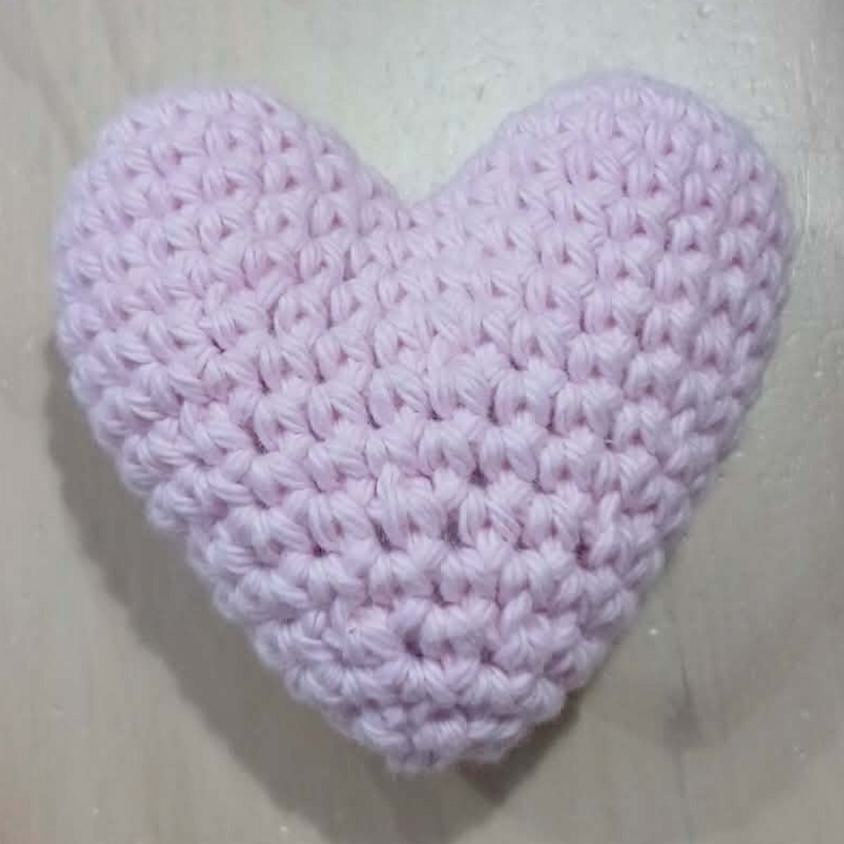 Crochet Puff Hearts
