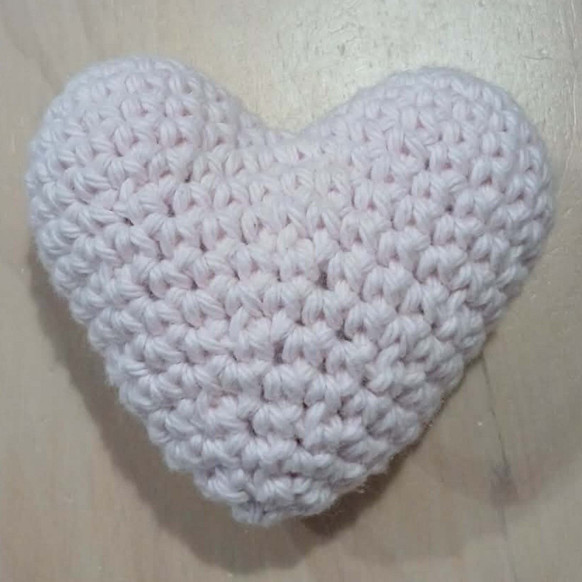 Crochet Puff Hearts