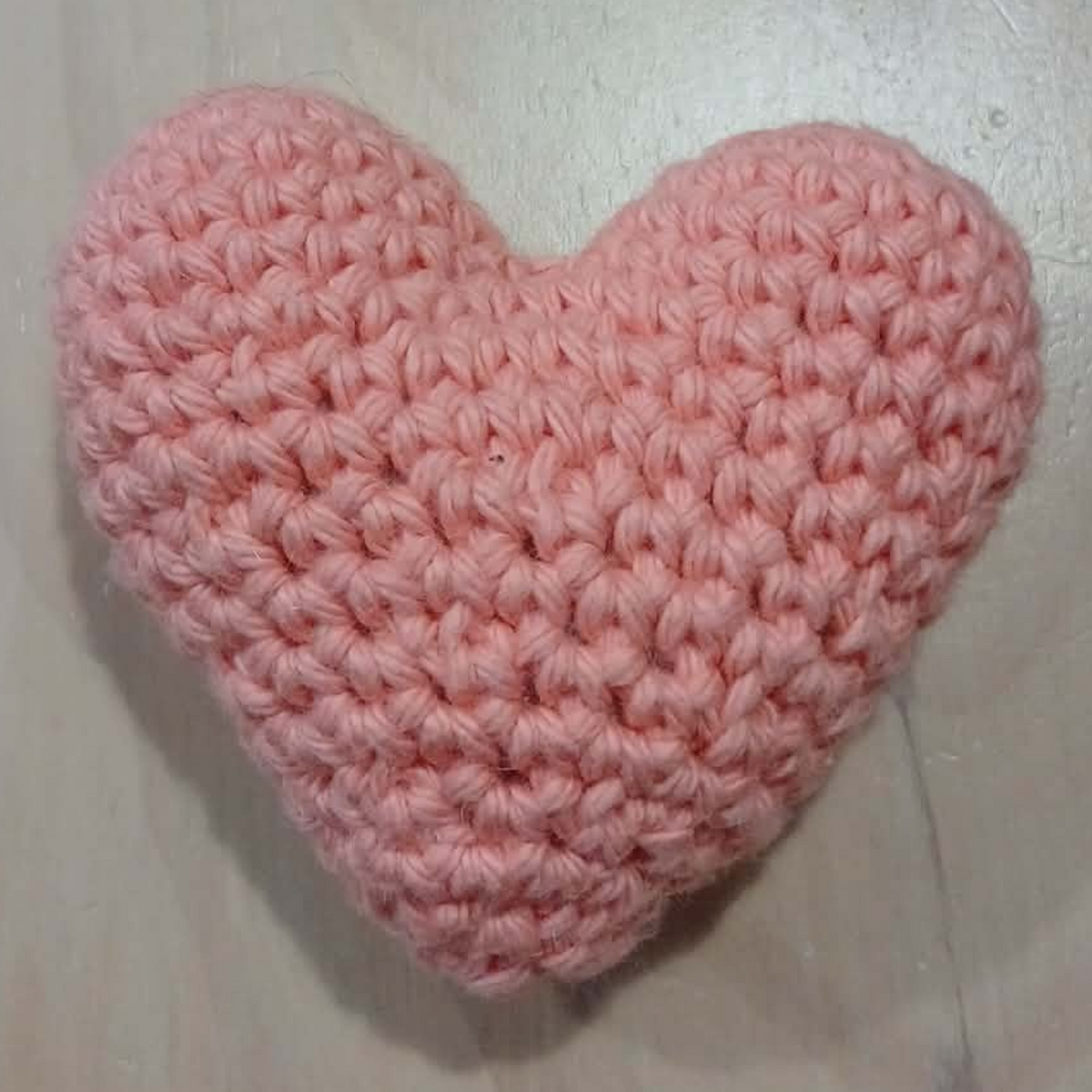 Crochet Puff Hearts
