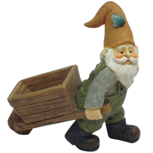 Gnome with Wheel Barrow