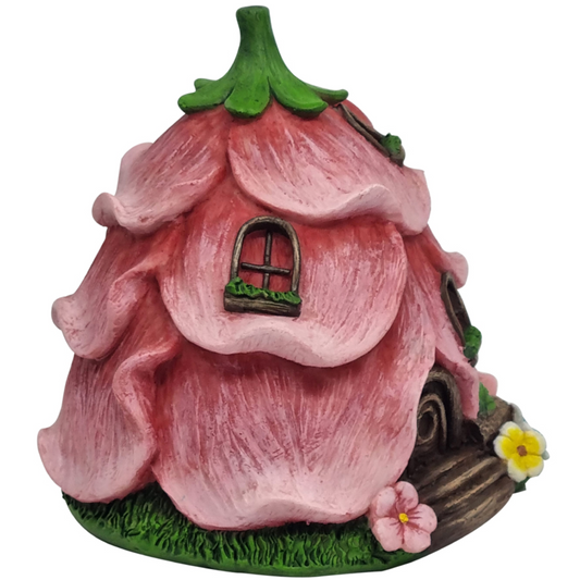 Pink Blossom Fairy House