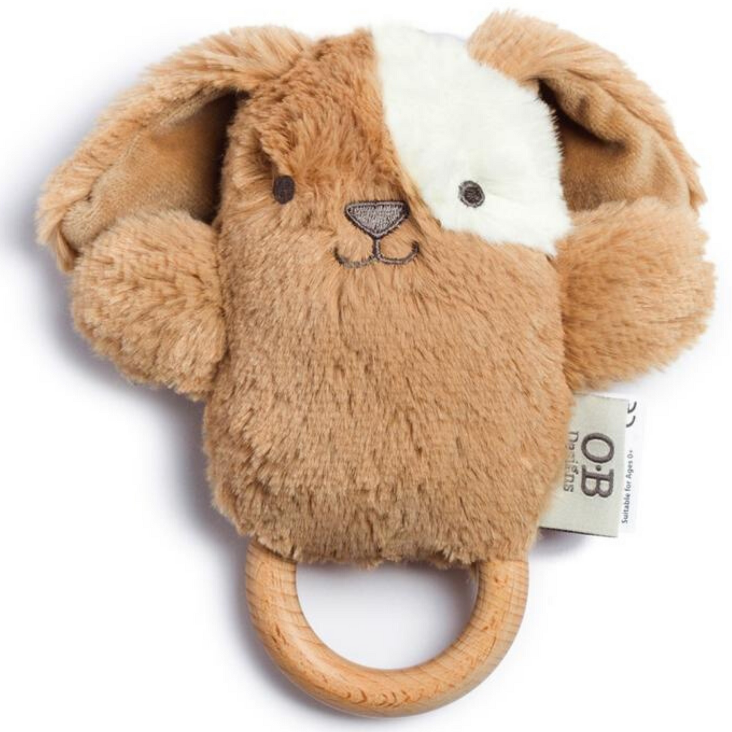 Duke Dog Soft Rattle Teether Toy
