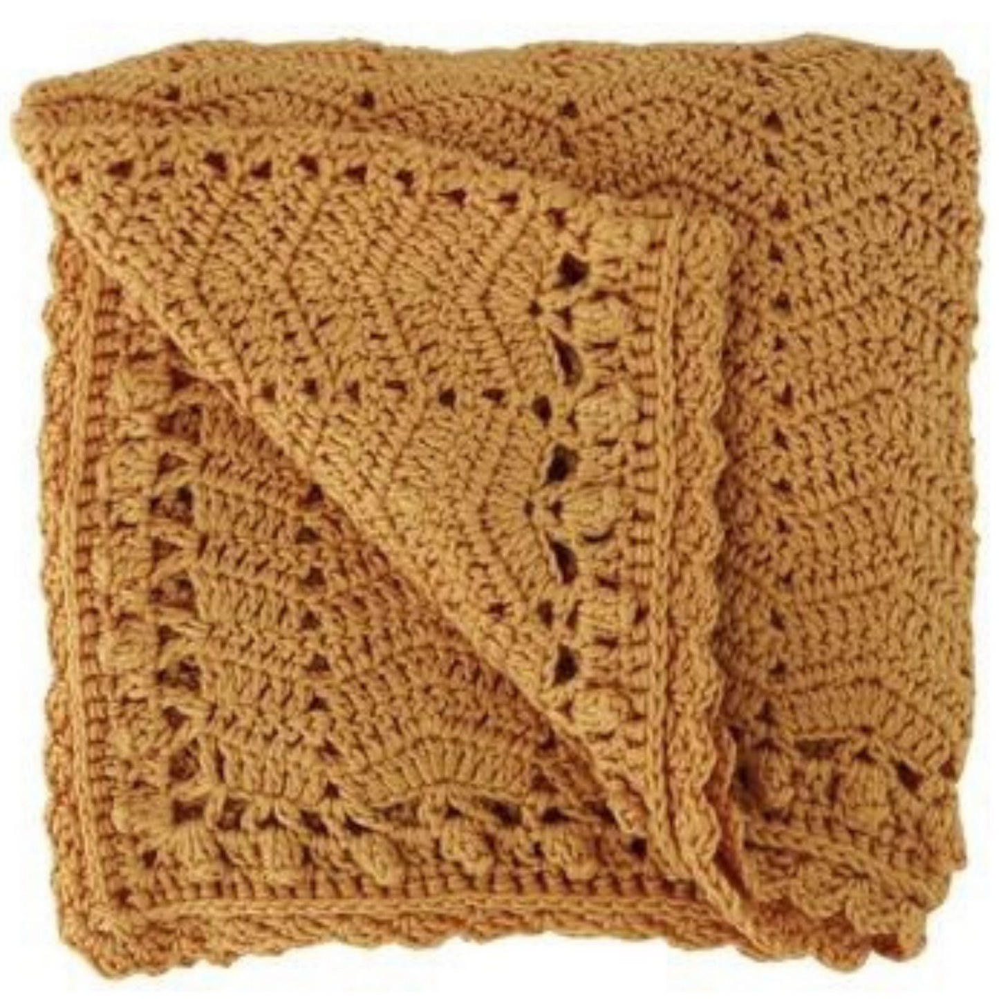 Crochet Baby Blanket Cinnamon
