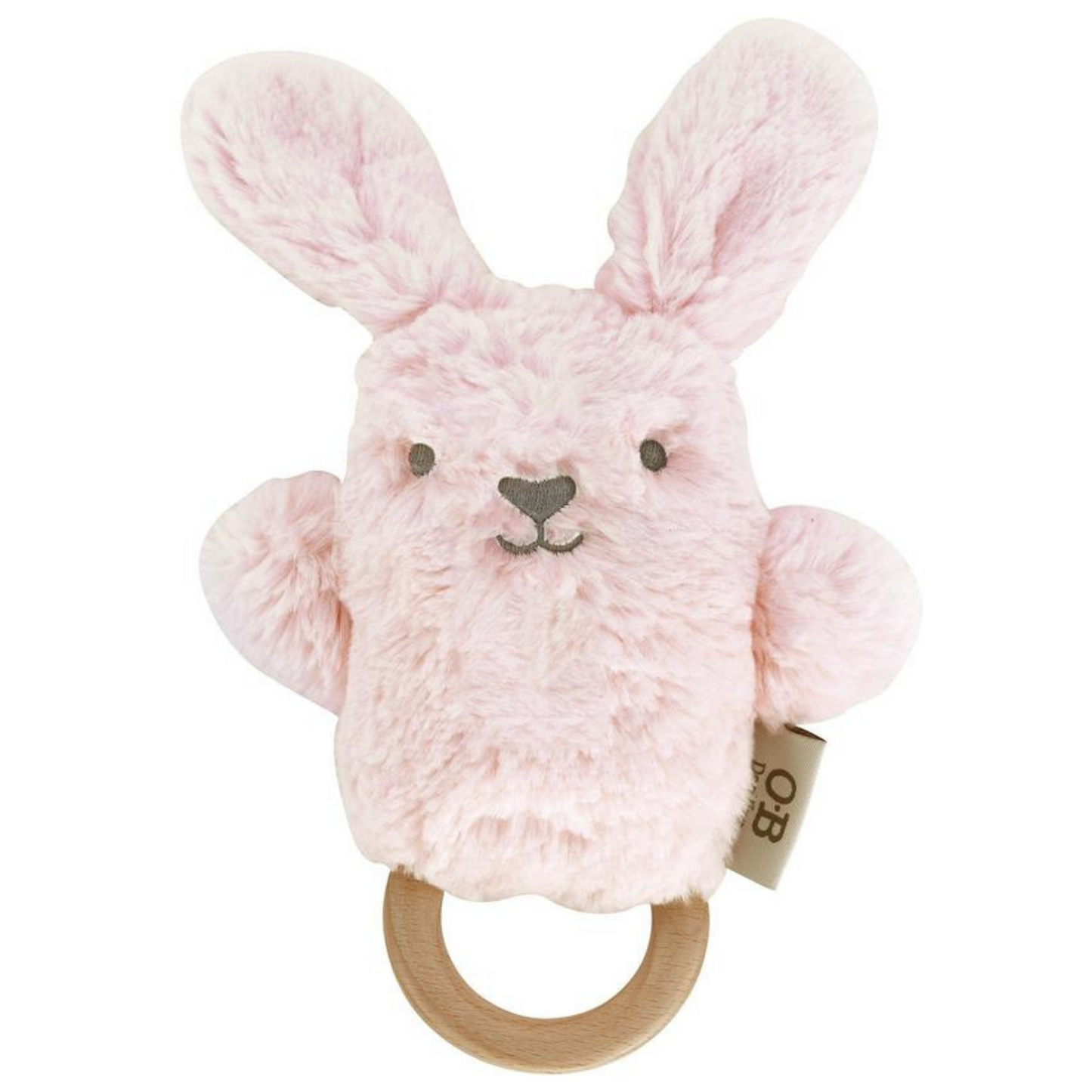 Betsy Bunny Soft Rattle Teether Toy