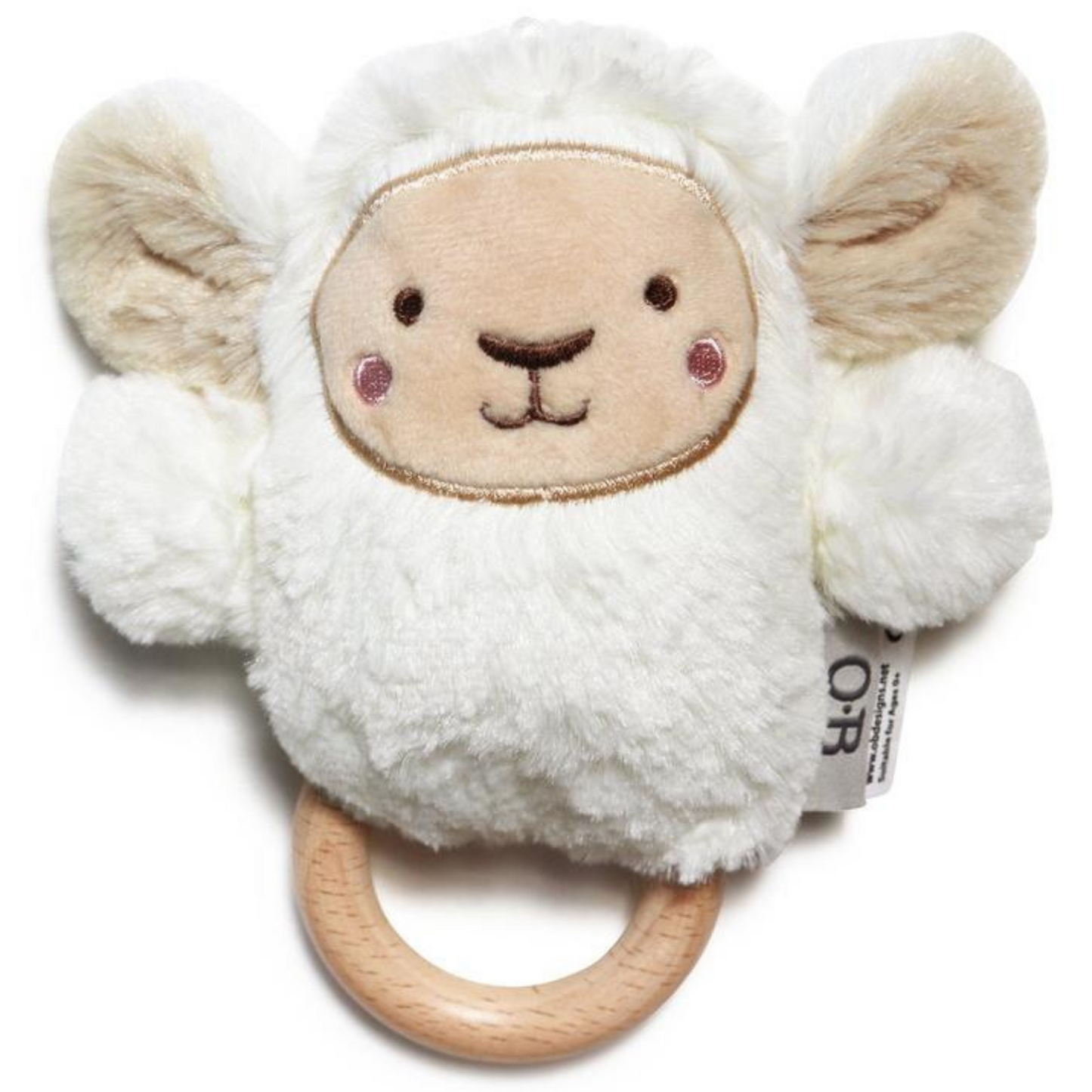 Lee Lamb Soft Rattle Teether Toy