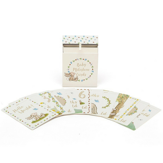 Bashful Bunny Baby Milestone Cards