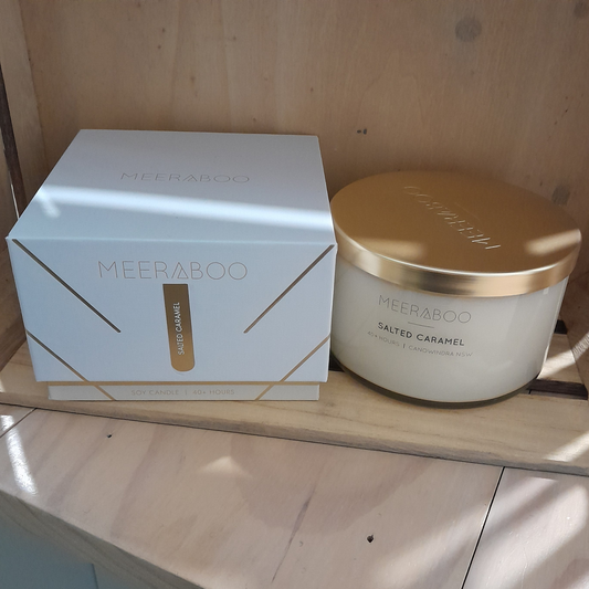 Salted Caramel Gold Lid Soy Candle
