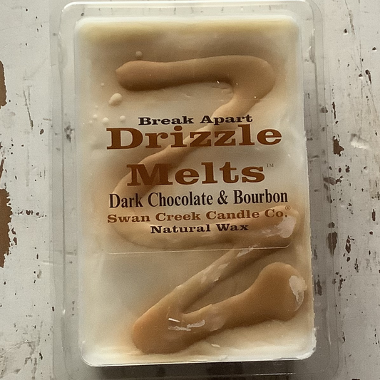 Dark Chocolate & Bourbon Drizzle Melts