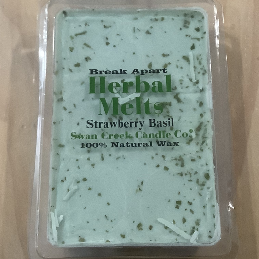 Strawberry Basil Herbal Melts