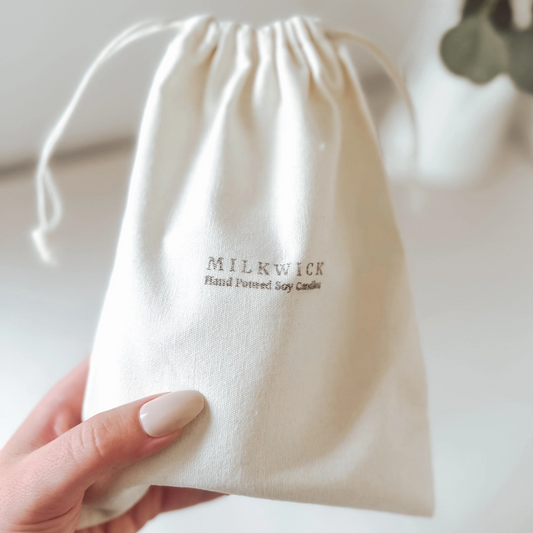 Milkwick Calico Candle Gift Bag