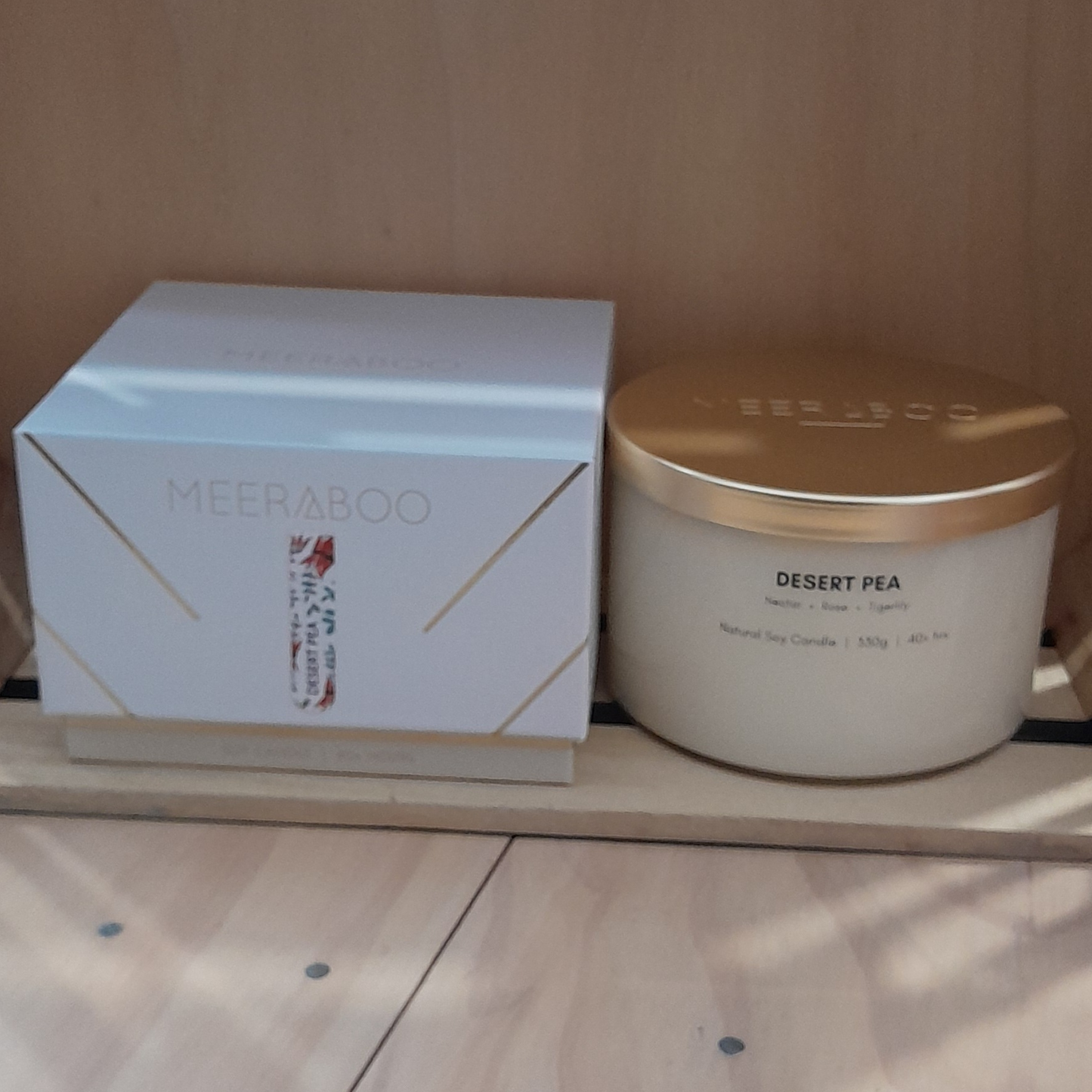 Desert Pea Gold Lid Soy Candle