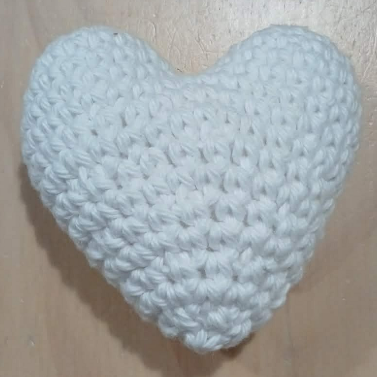Crochet Puff Hearts