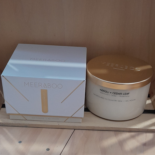 Neroli + Cedar Leaf Gold Lid Soy Candle