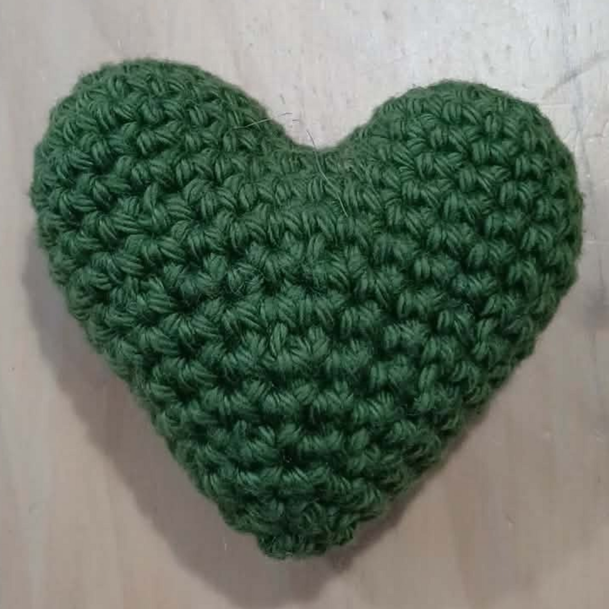Crochet Puff Hearts