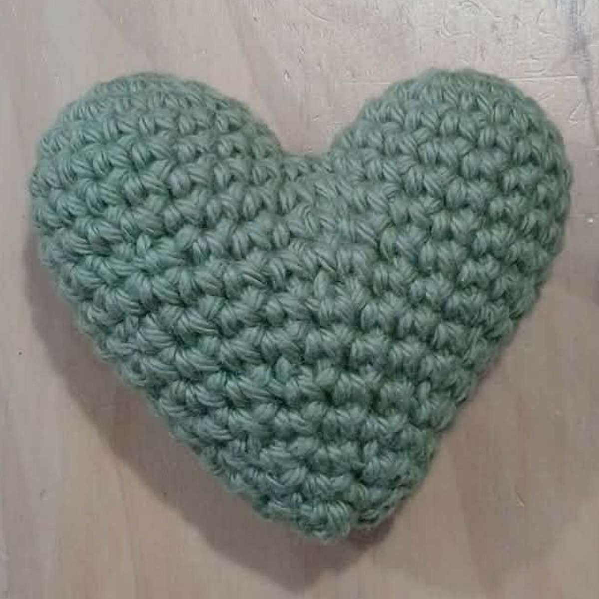 Crochet Puff Hearts