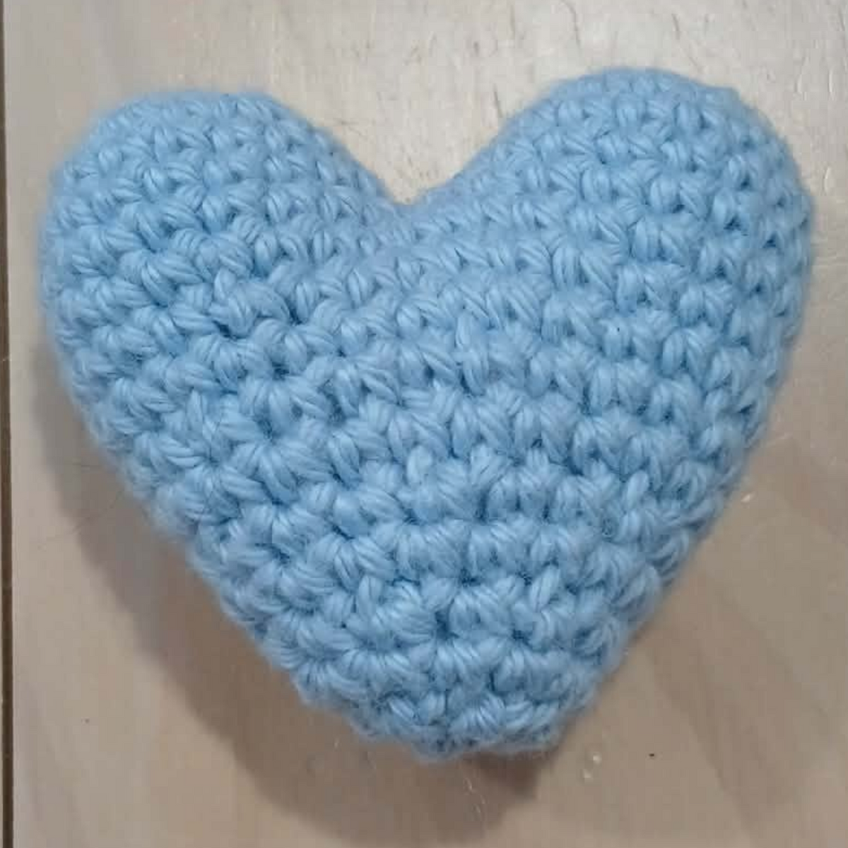 Crochet Puff Hearts