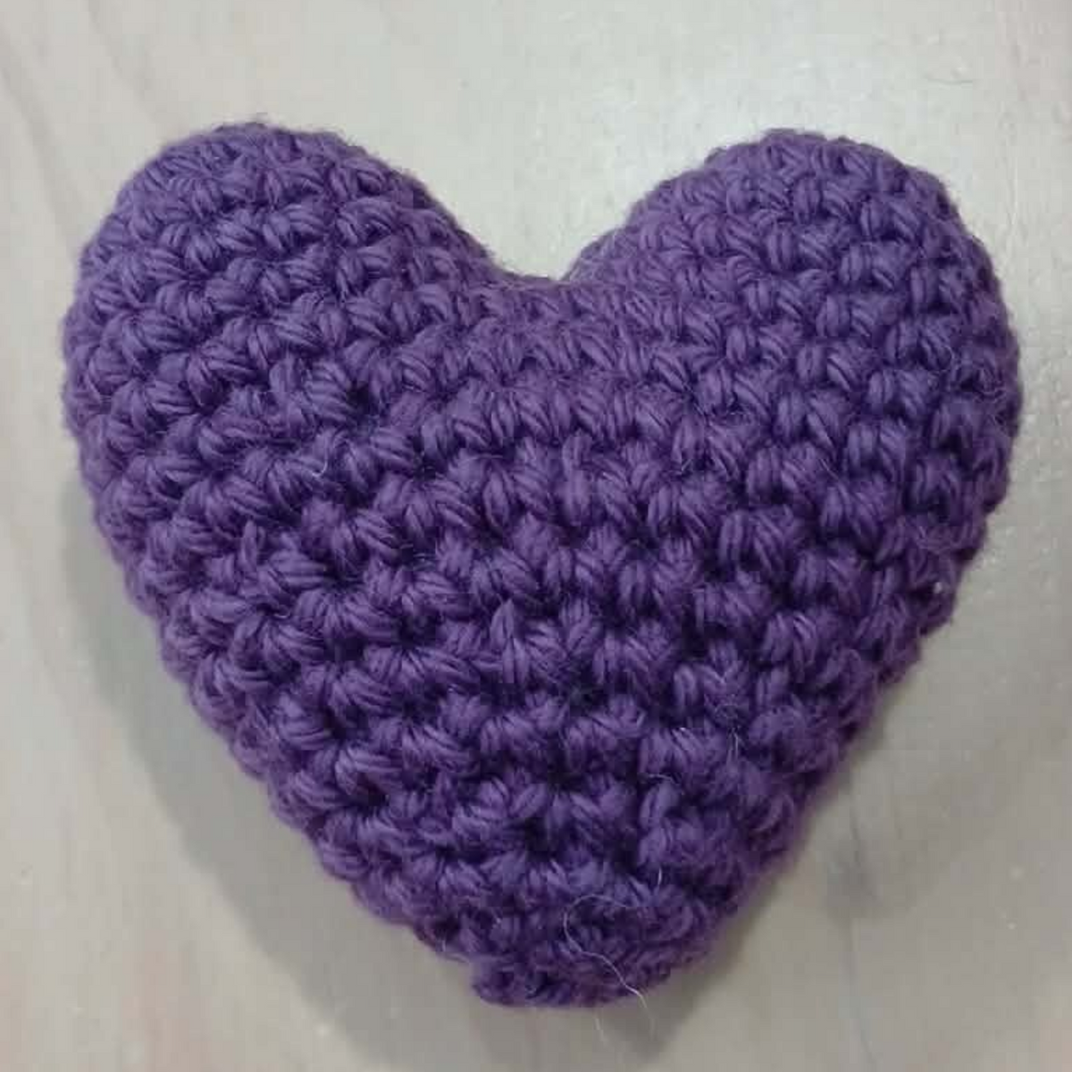 Crochet Puff Hearts