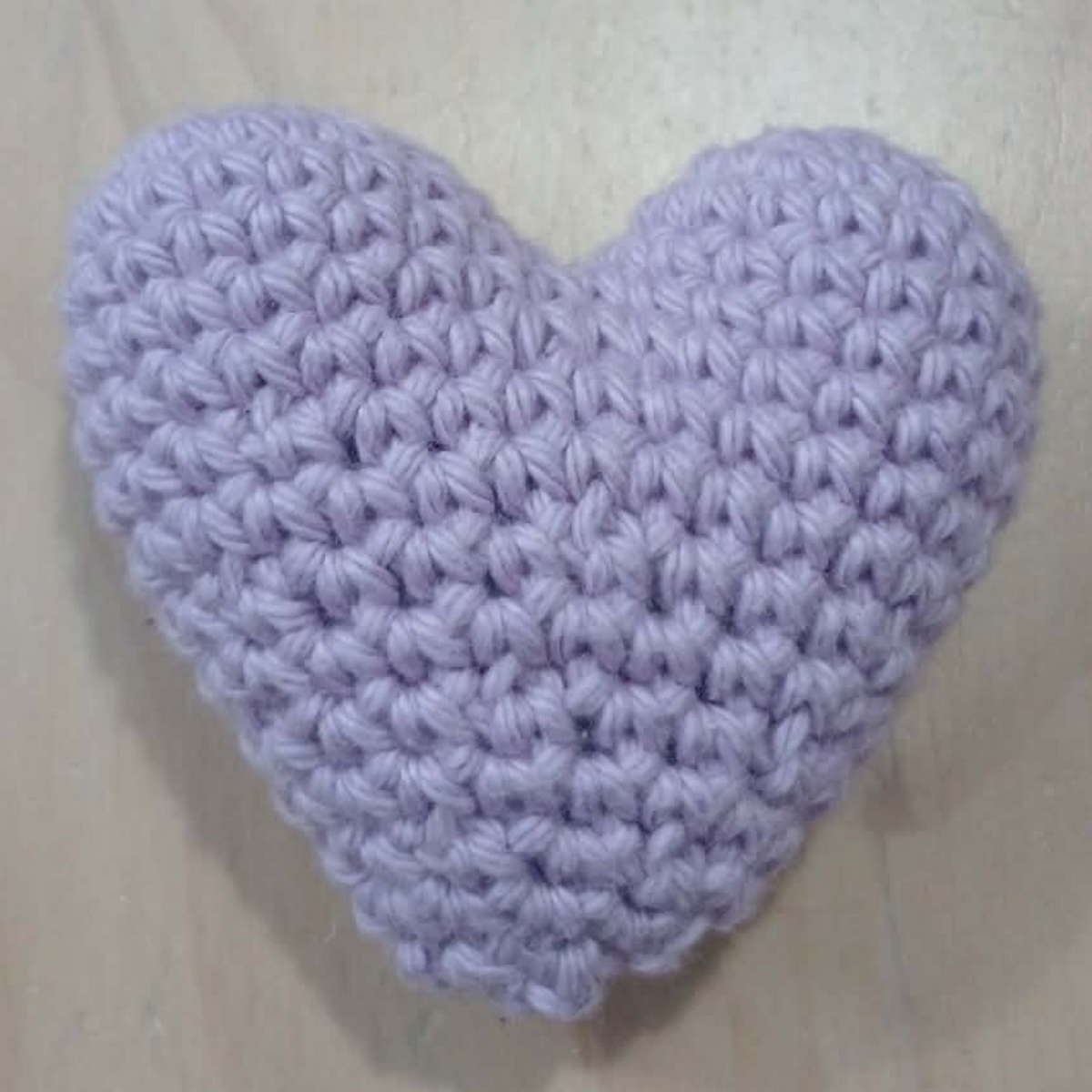 Crochet Puff Hearts
