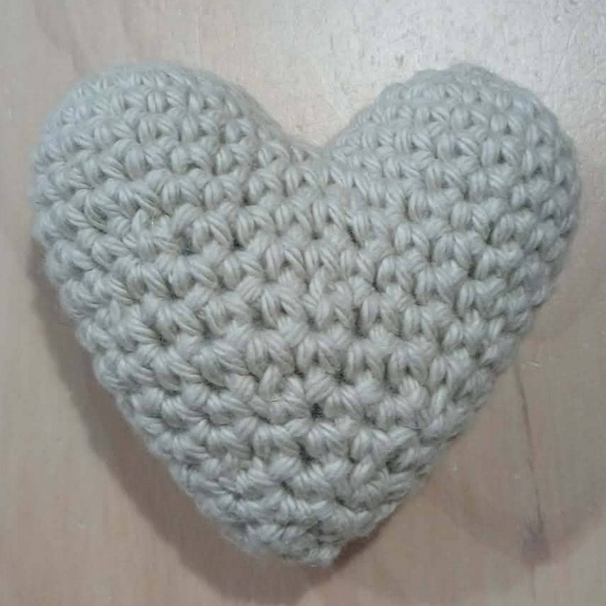 Crochet Puff Hearts