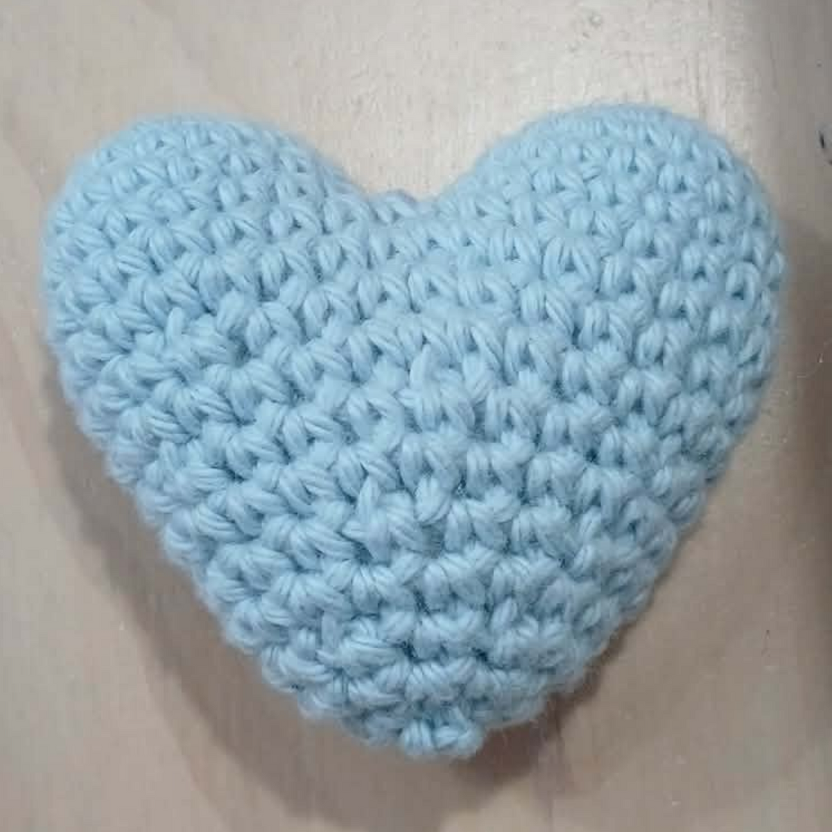 Crochet Puff Hearts