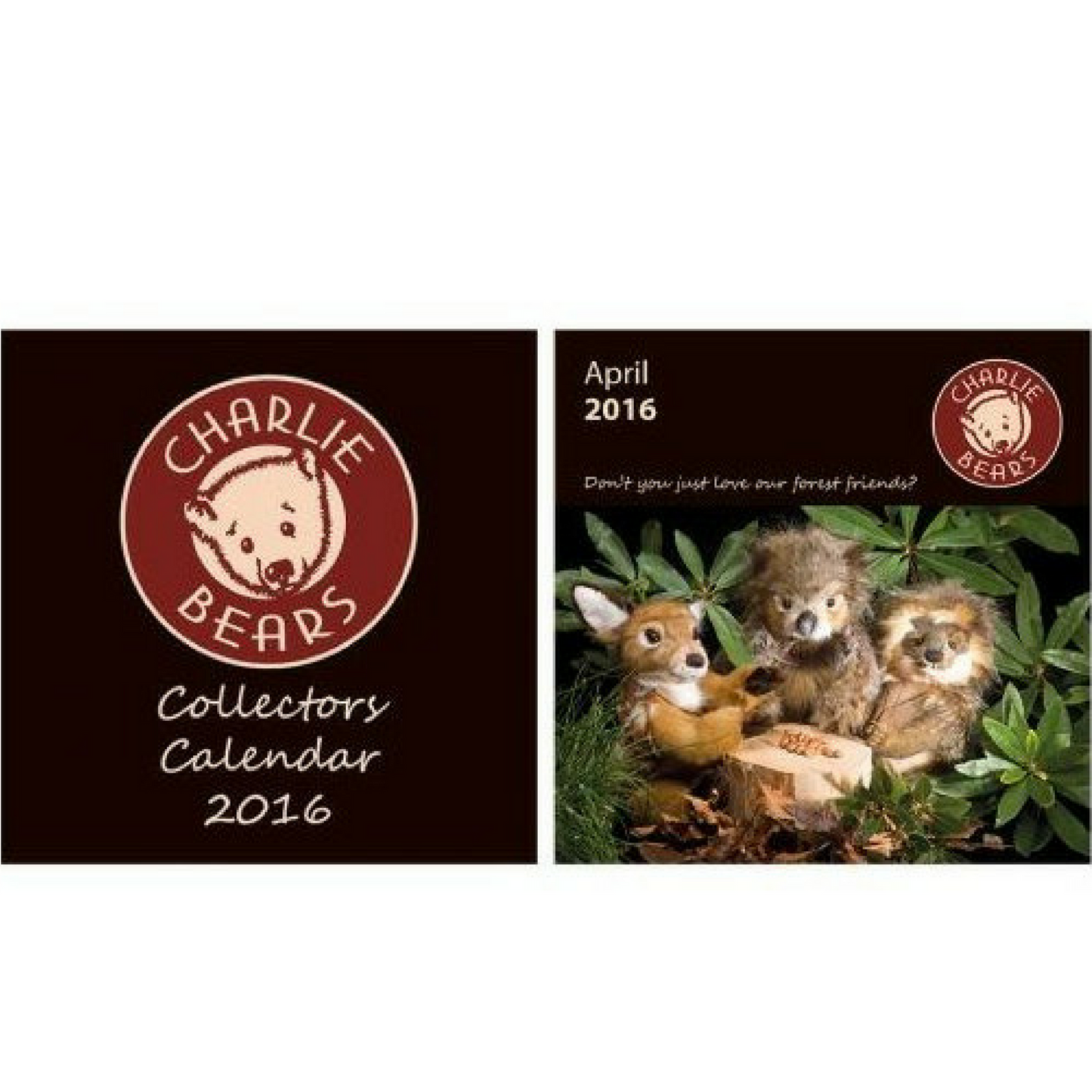 Charlie Bears Collectors Calendar 2016