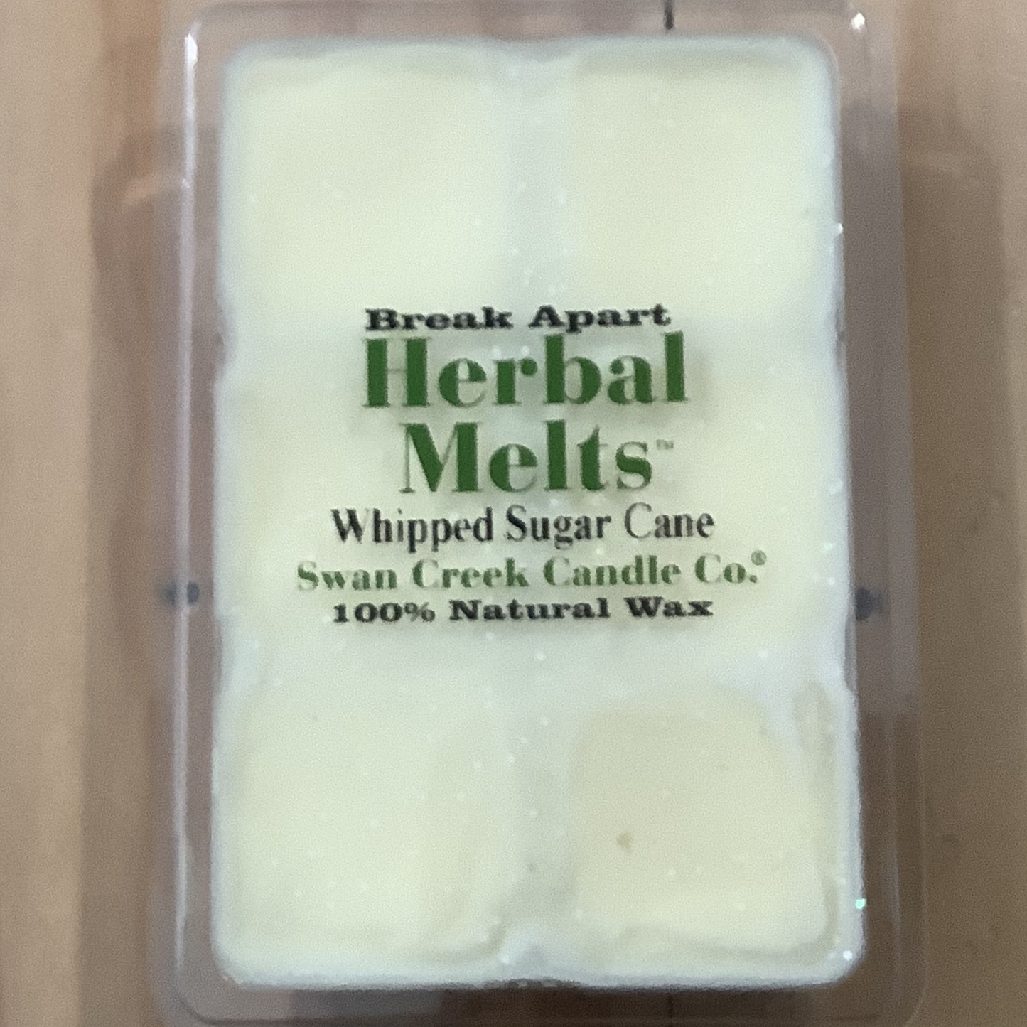 Whipped Sugar Cane Herbal Melts