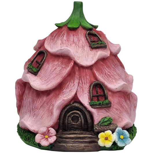 Pink Blossom Fairy House